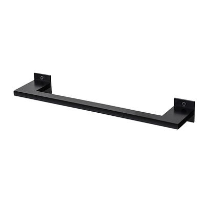 Toalheiro Slim Alumínio Preto 42,5cm